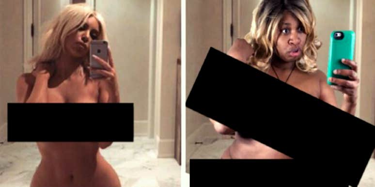 Kim Kardashian Naked Instagram Uncensored